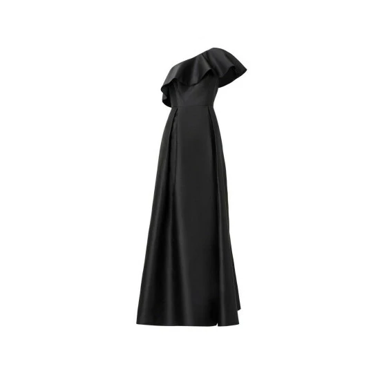 Adrianna Papell One Shoulder Mikado Gown For Female - Image 5