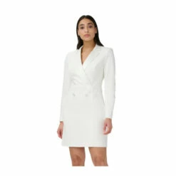 Adrianna Papell Crepe Tuxedo Sheath Dress For Female