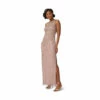 Adrianna Papell One Shoulder Beaded Gown For Female