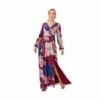 Adrianna Papell Printed Chiffon Gown For Female