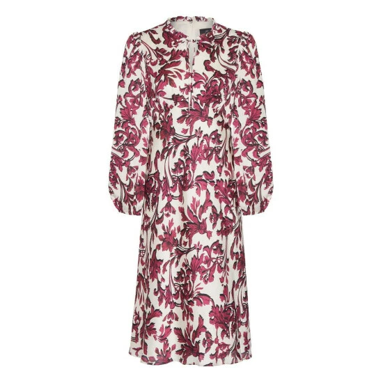 Adrianna Papell Scroll Printed Bias Dress For Female - Image 5