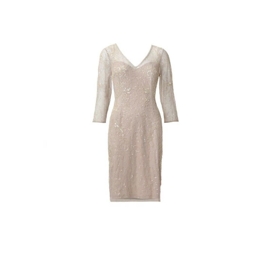 Adrianna Papell Beaded Short Dress For Female - Image 5