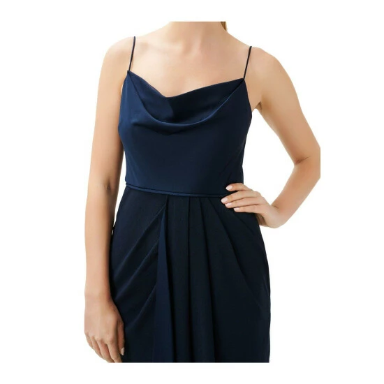 Adrianna Papell Satin Crepe Cowl Neck Gown For Female - Image 2