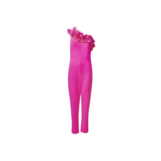 Adrianna Papell Ruffle Crepe Jumpsuit For Female - Image 5