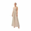 Adrianna Papell Metallic Jersey Gown For Female